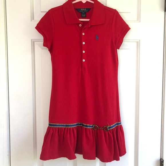 ralph lauren girls shirt dress